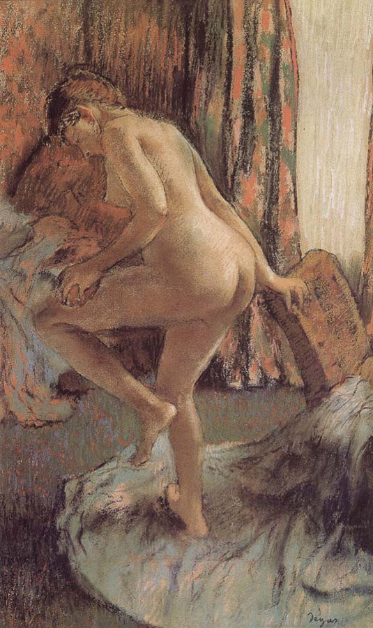 Edgar Degas After bath